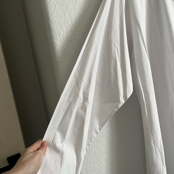 Bryn Walker Oversized Lagenlook Button Down Tunic Top Cotton Blend - Picture 4 of 10